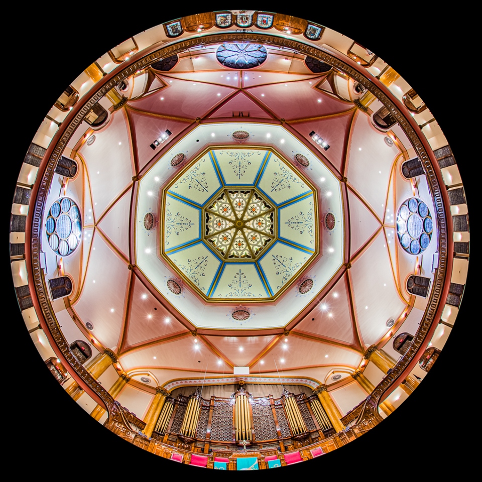Honorable Mention - Westminster Presbyterian Ceiling - Lia Huemoller - North Metro Photo Club