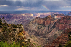 North Rim Storm and Rainbow - Pat Boudreau - NMPC