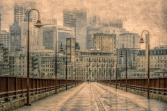 Color Print Honorable Mention - Stone Arch Bridge In Rain -  Pat Boudreau  - NMPC