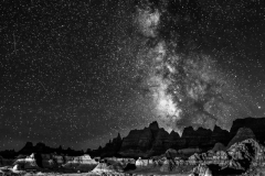 Honorable Mention - Milky Way over Badlands - Marilyn Victor - Women's Photo-club